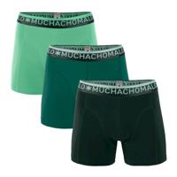 Muchachomalo boxershorts Solid Green 3-pack-XL