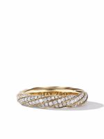 David Yurman bague Cable Edge en or 18ct sertie de diamants