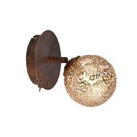 Paul Neuhaus Wandlamp Greta 1 lichts bruin - thumbnail