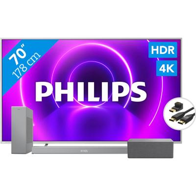 Philips 70PUS8505 + Soundbar + Wifi speaker + HDMI kabel Philips 70PUS8505 + Soundbar + Wifi speaker + HDMI kabel