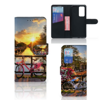 Huawei P40 Pro Flip Cover Amsterdamse Grachten