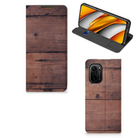 Xiaomi Mi 11i | Poco F3 Book Wallet Case Old Wood - thumbnail