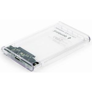 Gembird EE2-U3S9-6 behuizing voor opslagstations HDD-behuizing Transparant 2.5"