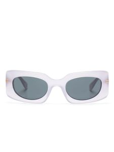 Marc Jacobs Eyewear lunettes de soleil rectangulaires à logo gravé - Violet