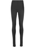 WARDROBE.NYC legging taille-haute à fentes - Gris