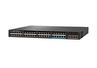 Cisco Catalyst 3650-8X24UQ-S netwerkschakelaar met 24 poorten Gigabit Ethernet 4 x 10G uplink basis-IP-functies, levenslange beperkte garantie met geavanceerde formule (WS-C3650-8X24UQ-S)