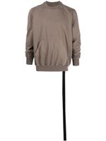 Rick Owens DRKSHDW sweat en coton à col rond - Marron - thumbnail