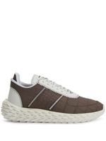 Giuseppe Zanotti baskets Urchin à patch logo - Marron