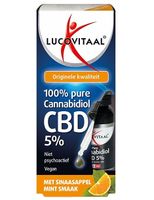 Lucovitaal CBD Olie 5% sinaas mint (10 ml) - thumbnail