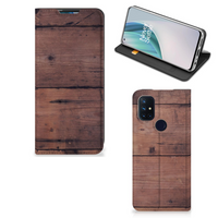 OnePlus Nord N10 5G Book Wallet Case Old Wood - thumbnail