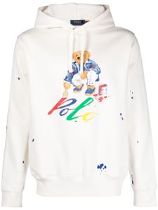 Polo Ralph Lauren Polo Bear cotton-blend hoodie - Tons neutres