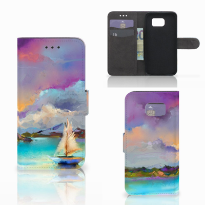 Hoesje Samsung Galaxy S6 Edge Boat Hoesje Samsung Galaxy S6 Edge Boat