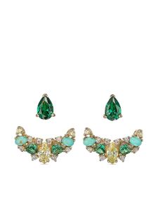 Anabela Chan puces d'oreilles Twinkle en or 18ct - Vert