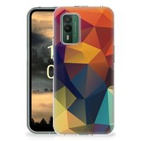 Nokia XR21 TPU Hoesje Polygon Color - thumbnail