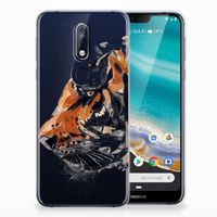 Hoesje maken Nokia 7.1 Watercolor Tiger - thumbnail