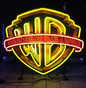 Warner Brothers Bros. Logo Neon 69 x 61 cm