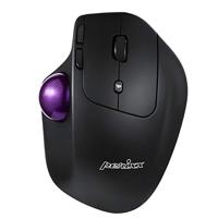 Perixx PERIMICE-720 Draadloze 2,4 GHz en Bluetooth Ergonomische Trackball Muis, Verstelbare Hoek, 2 DPI Niveau, Wit
