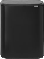 Brabantia Bo Touch Bin 2 x 30 Liter Matt Black