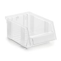 Treston 1015-1 stapelbare opbergbakken voor industrieel opslagsysteem, transparant 105 x 165 x 75 mm