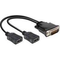 Delock 65280 Adapter DMS-59 male > 2 x HDMI female 20cm