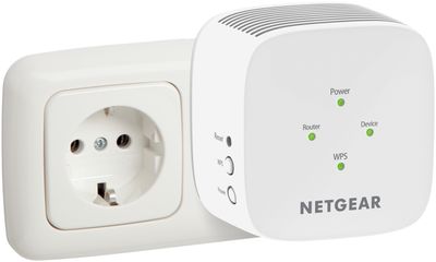 NETGEAR EX6110 Netwerkzender & -ontvanger Wit 10, 100, 300 Mbit/s