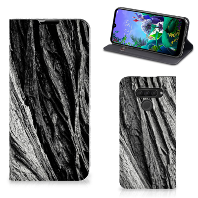 Book Wallet Case LG Q60 Boomschors Grijs Book Wallet Case LG Q60 Boomschors Grijs