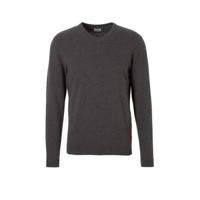 JACK & JONES ESSENTIALS trui JJEBASIC donkergrijs