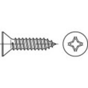 TOOLCRAFT TO-5378337 Verzonken plaatschroeven 16 mm Kruiskop Phillips DIN 7982 RVS A2 100 stuk(s)