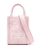 Versace mini sac cabas Barocco Athena en jacquard - Rose