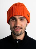 Petrol Industries Heren Ribgebreide muts Spiced Orange - OS
