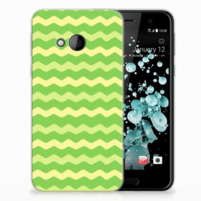 HTC U Play TPU bumper Waves Green HTC U Play TPU bumper Waves Green
