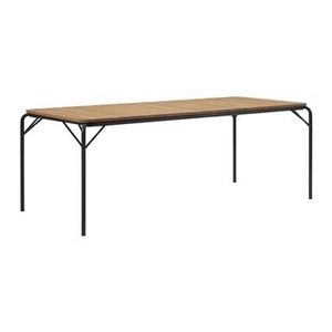 Normann Copenhagen Vig Tuintafel Robiniahout 90 x 200 cm - Zwart