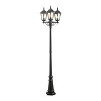 Konstsmide 7217-750 Firenze Staande buitenlamp Spaarlamp E27 300 W Zwart - thumbnail