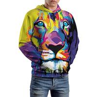 grafische herenmode 3D-print hoodie vakantie streetwear hoodies lichtgeel hooded print fleece winter lente herfst designer sweatshirt met capuchon Lightinthebox