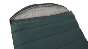 Easy Camp Moon 200 Volwassene Rechthoekige slaapzak Microvezel, Polyester Blauwgroen