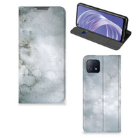 Bookcase OPPO A73 5G Painting Grey - thumbnail