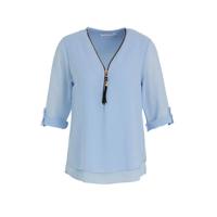 LOLALIZA top lichtblauw