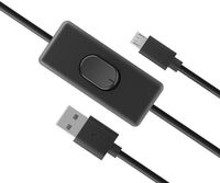 Akasa AK-CBUB58-15BK USB-kabel 1,5 m USB 2.0 USB A Micro-USB B Zwart - thumbnail