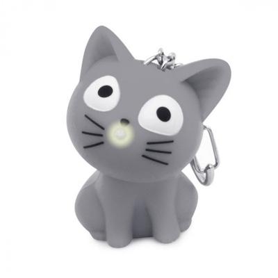 Balvi sleutelhanger Katy junior 5,5 cm kunststof grijs Balvi sleutelhanger Katy junior 5,5 cm kunststof grijs