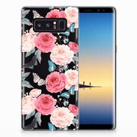 Samsung Galaxy Note 8 TPU Case Butterfly Roses - thumbnail