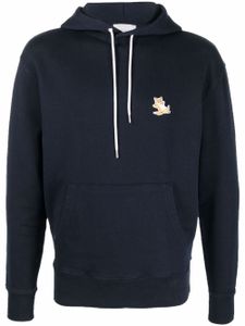 Maison Kitsuné hoodie à patch logo - Bleu