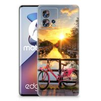 Motorola Edge 30 Fusion Siliconen Back Cover Amsterdamse Grachten - thumbnail