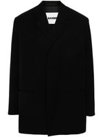 Jil Sander blazer en laine à simple boutonnage - Noir - thumbnail