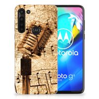 Motorola Moto G8 Power Siliconen Hoesje met foto Bladmuziek