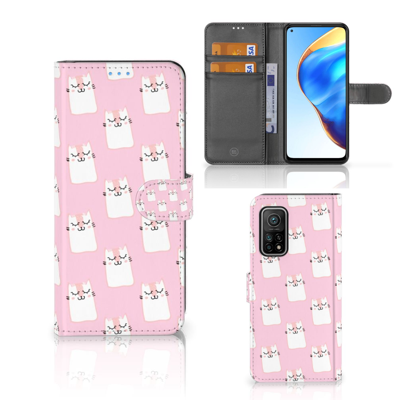 Xiaomi Mi 10T Pro | Mi 10T Telefoonhoesje met Pasjes Sleeping Cats Xiaomi Mi 10T Pro | Mi 10T Telefoonhoesje met Pasjes Sleeping Cats