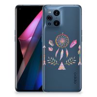 OPPO Find X3 | X3 Pro Telefoonhoesje met Naam Boho Dreamcatcher