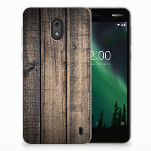 Nokia 2 Bumper Hoesje Steigerhout