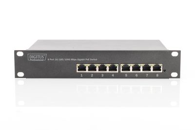 Digitus DN-95317 netwerk-switch Unmanaged Gigabit Ethernet (10/100/1000) Power over Ethernet (PoE) Grijs