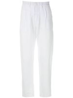 Handred pantalon droit en lin - Blanc - thumbnail