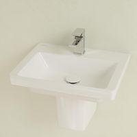 Fontein Villeroy & Boch Subway 3.0 Zonder Overloop 50x40x14.5 cm Wit Alpin - thumbnail